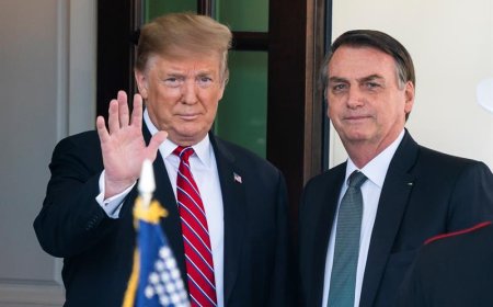 TRUMP DEFENDE EX-PRESIDENTE BOLSONARO E ATACA JUSTIÇA BRASILEIRA