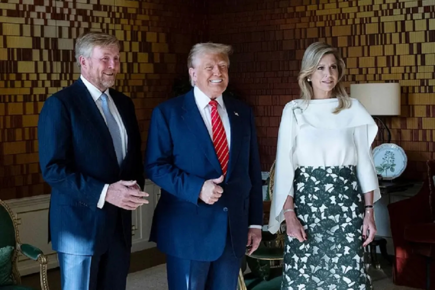VÍDEO DA RAINHA DA HOLANDA A ZOMBAR DE TRUMP TORNA-SE VIRAL