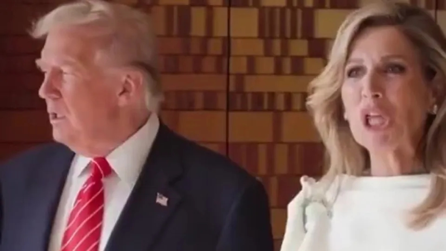 VÍDEO DA RAINHA DA HOLANDA A ZOMBAR DE TRUMP TORNA-SE VIRAL
