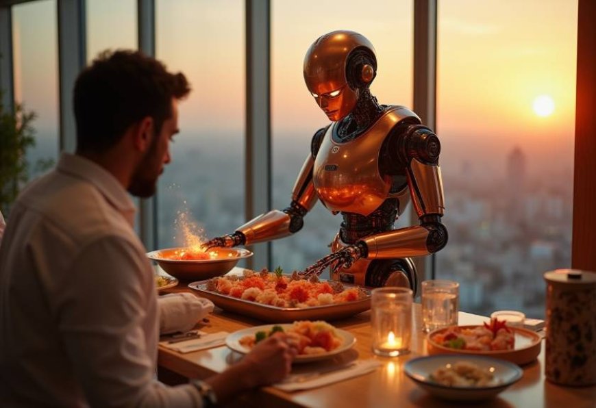INTELIGÊNCIA ARTIFICIAL ASSUME COZINHA NO DUBAI