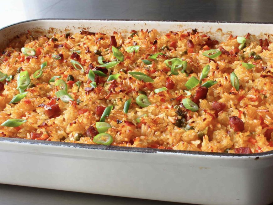 ARROZ DE FORNO PREGUIÇOSO