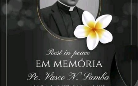 RESTOS MORTAIS DO PADRE ASSASSINADO NO HUAMBO JÁ REPOUSAM NO CEMITÉRIO DE SÃO PEDRO