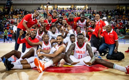 ANGOLA ENTRA EM CAMPO RUMO À CONQUISTA DO AFROBASKET