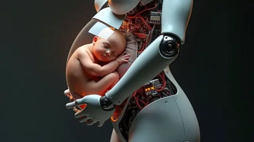 CHINA REVELA O PRIMEIRO ROBÔ GRAVÍDICO COM ÚTERO ARTIFICIAL CAPAZ DE DAR À LUZ
