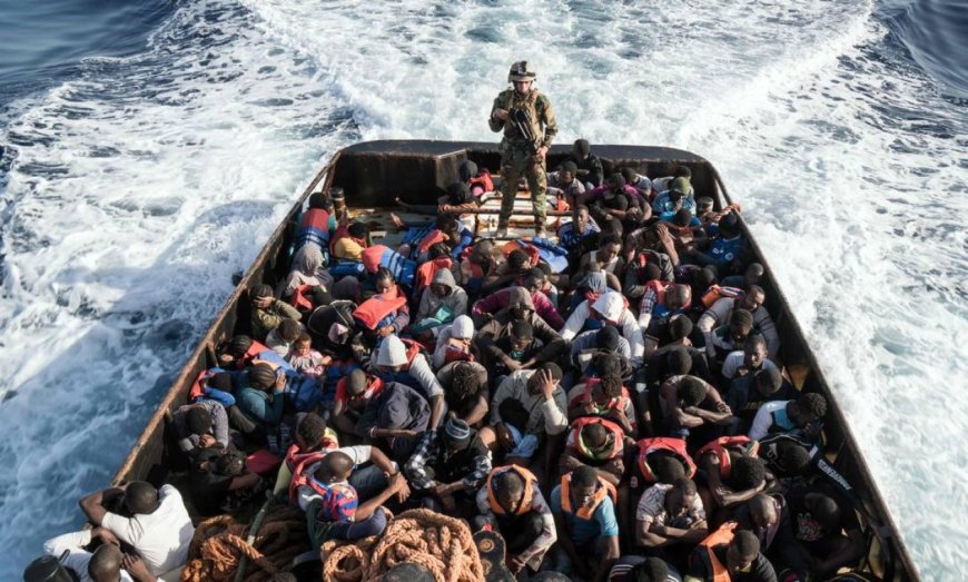 BARCO COM IMIGRANTES NAUFRAGA NA COSTA DA ÁFRICA OCIDENTAL E FAZ 70 MORTOS