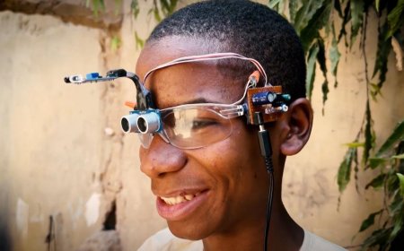 AFRICANO DESENVOLVE ÓCULOS COM SENSORES PARA PESSOAS COM DEFICIÊNCIA VISUAL