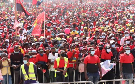 MILITANTES DO MPLA REALIZAM MARCHA EM APOIO À LIDERANÇA DO PARTIDO