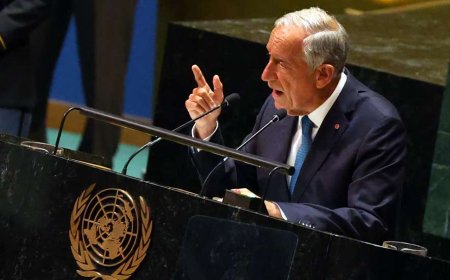 PRESIDENTE DE PORTUGAL  VÊ TRUMP "MUITO RADICAL" NO DISCURSO, MAS "MAIS SUAVE" NA PRÁTICA EM RELAÇÃO À ONU