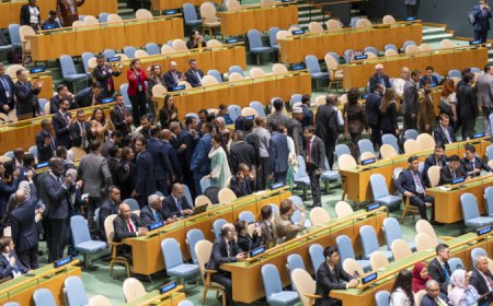 DELEGAÇÕES DE VÁRIOS PAÍSES ABANDONAM PLENÁRIO DA ONU EM PROTESTO CONTRA NETANYAHU