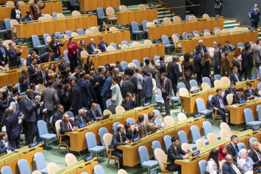 DELEGAÇÕES DE VÁRIOS PAÍSES ABANDONAM PLENÁRIO DA ONU EM PROTESTO CONTRA NETANYAHU