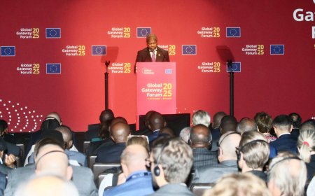 JOÃO LOURENÇO PARTICIPA NO FÓRUM GLOBAL GATEWAY SOBRE ENERGIA E DESENVOLVIMENTO SUSTENTÁVEL EM BRUXELAS