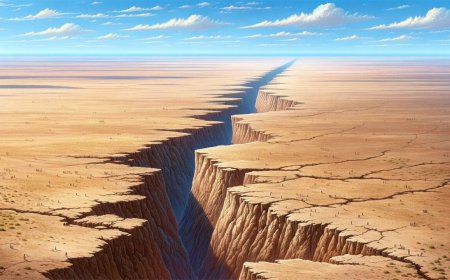 CALOR DA TERRA DIVIDE ÁFRICA E PODE GERAR NOVO OCEANO