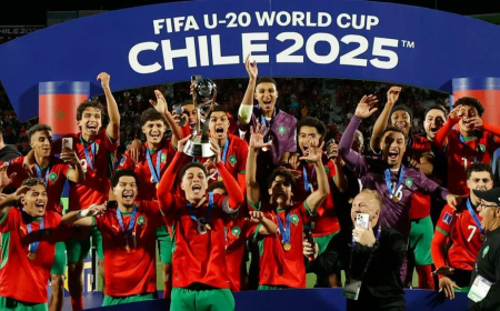 MARROQUINOS BATEM ARGENTINA E CONQUISTAM  MUNDIAL SUB-20