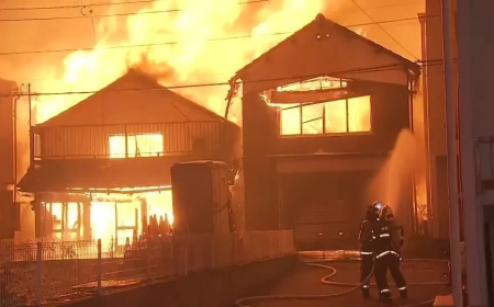 INCÊNDIO NO JAPÃO DESTRÓI MAIS DE 170 PRÉDIOS