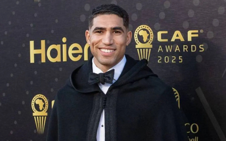 NOITE DE OURO PARA MARROCOS NO CAF AWARDS 2025: HAKIMI ELEITO MELHOR JOGADOR DE ÁFRICA