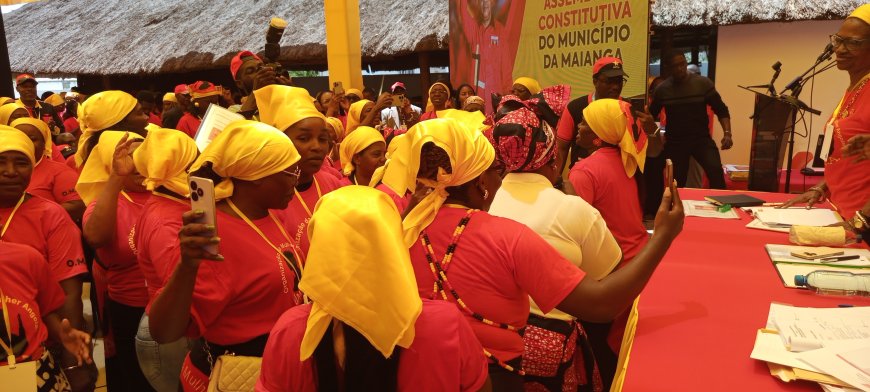 COMITÉ MUNICÍPAL DA MAIANGA ELEGE NOVA SECRETÁRIA DA OMA