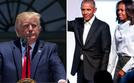 TRUMP DIZ QUE NÃO VAI SE DESCULPAR POR VÍDEO QUE MOSTRA CASAL OBAMA COMO MACACOS: ‘NÃO COMETI ERRO’