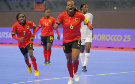 ANGOLA ELIMINADA DA TAÇA COSAFA EM FUTSAL FEMININO