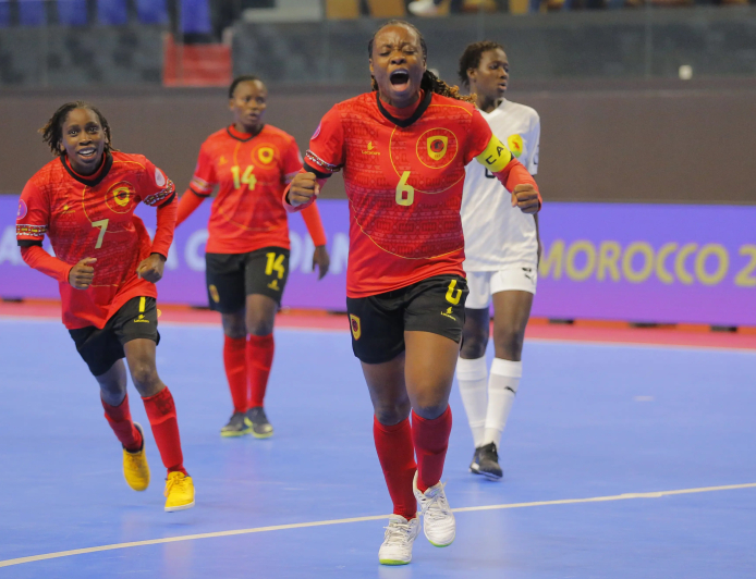 ANGOLA ELIMINADA DA TAÇA COSAFA EM FUTSAL FEMININO