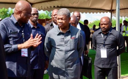 PRESIDENTE JOÃO LOURENÇO TRABALHA NA MUXIMA PARA PREPARAR RECEPÇÃO DO PAPA LEÃO XIV