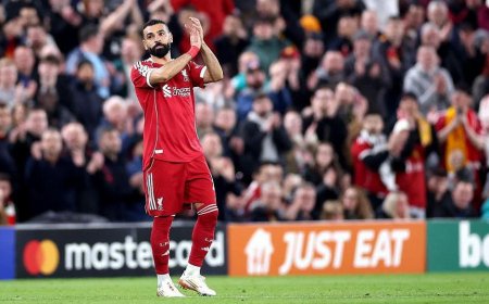 FIM DE UMA ERA: SALAH DESPEDE-SE DE ANFIELD E ENTRA PARA A ETERNIDADE DO LIVERPOOL