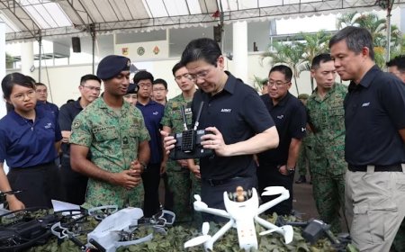 PRIMEIRO-MINISTRO DE SINGAPURA DEFENDE APOSTA EM TECNOLOGIA MODERNA PARA ADAPTAR-SE ÀS NOVAS TENDÊNCIAS DE GUERRA