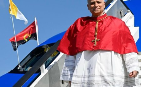 LUANDA RECEBE PAPA LEÃO XIV ENTRE MULTIDÃO, ESPERANÇA E EXPECTATIVA NACIONAL