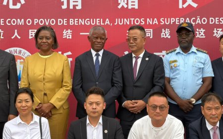 EMPRESAS CHINESAS REFORÇAM SOLIDARIEDADE EM BENGUELA COM DOAÇÃO DE 200 TONELADAS DE BENS
