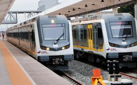 COMBOIO VOLTA A LIGAR LUANDA AO NOVO AEROPORTO COM SERVIÇO RETOMADO APÓS MELHORIAS