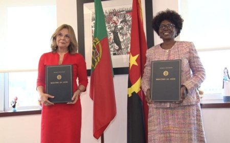 ANGOLA E PORTUGAL REFORÇAM COOPERAÇÃO ESTRATÉGICA NO SECTOR DA SAÚDE
