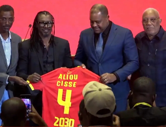 ALIOU CISSÉ ASSUME PALANCAS NEGRAS COM META NO MUNDIAL 2030 E PRESSÃO POR RESULTADOS IMEDIATOS