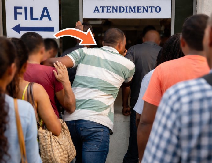 A ESPERTEZA QUE FURA FILAS