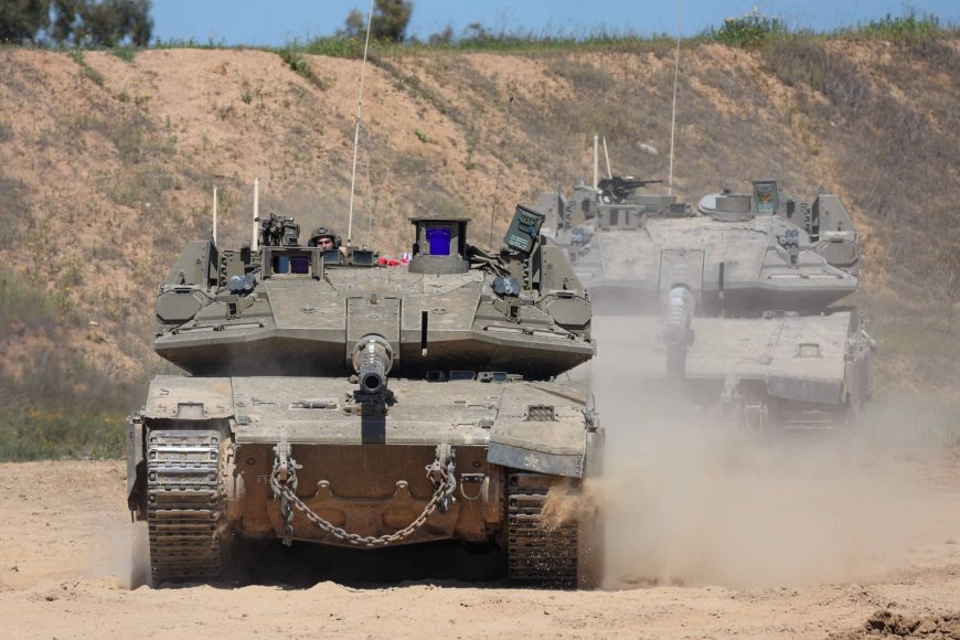 TANQUES DE ISRAEL PROSSEGUEM POR NOVA ÁREA NO CENTRO DA FAIXA DE GAZA