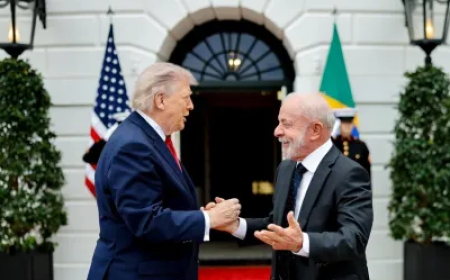 REUNIÃO ENTRE LULA E TRUMP RENOVA PROMESSAS DE COOPERAÇÃO