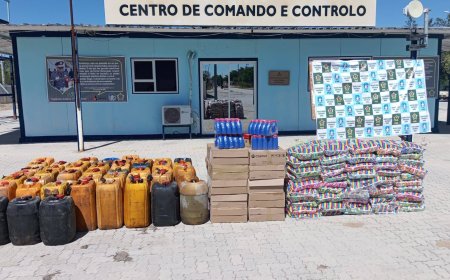 POLÍCIA FRUSTRA SAÍDA ILEGAL DE MERCADORIAS NA FRONTEIRA ANGOLA–NAMÍBIA