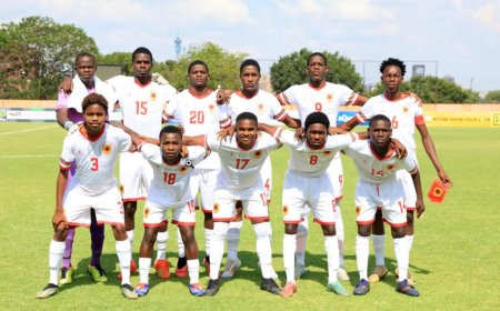 SELEÇÃO SUB-17 DE ANGOLA FALHA ACESSO AOS QUARTOS-DE-FINAL DO CAN E AO MUNDIAL DO QATAR