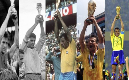 BRASIL MANTÉM LIDERANÇA HISTÓRICA ENTRE OS CAMPEÕES DO MUNDO