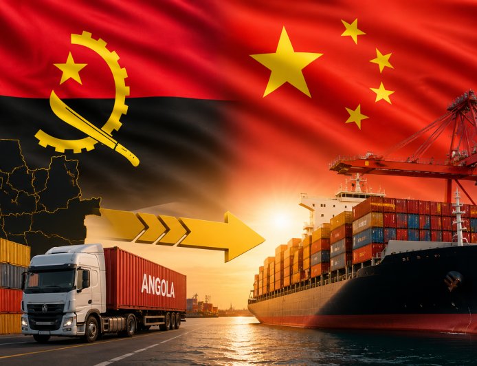 CHINA LIDERA DESTINOS DAS EXPORTAÇÕES ANGOLANAS EM 2026