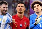 MESSI, CRISTIANO RONALDO E OCHOA ENTRAM PARA A HISTÓRIA DOS MUNDIAIS