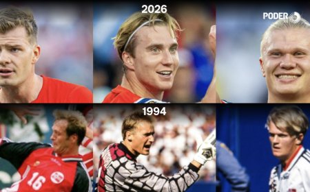 DE PAI PARA FILHO: NORUEGA REVIVE GERAÇÃO DE 1994 NO MUNDIAL DE 2026