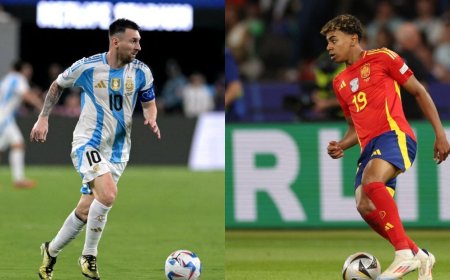 MESSI VS YAMAL: O ENCONTRO DE DUAS GERAÇÕES PÁRA O MUNDO E COLOCA ARGENTINA E ESPANHA A UM PASSO DA GLÓRIA