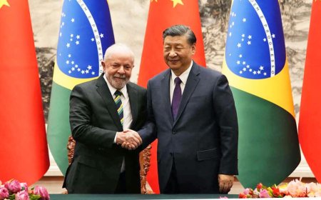 XI JINPING MANIFESTA APOIO À LULA CONTRA "INTERFERÊNCIAS EXTERNAS"