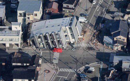 TERRAMOTO NO JAPÃO PROVOCA EXPLOSÃO EM CENTRO COMERCIAL E FAZ MORTOS E FERIDOS