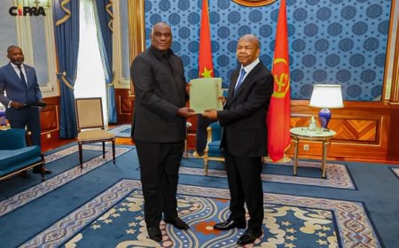 JOÃO LOURENÇO RECEBE MENSAGEM DE ADAMA BARROW PARA REFORÇAR COOPERAÇÃO ENTRE ANGOLA E GÂMBIA