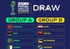 ANGOLA NO GRUPO DO EGIPTO NO CAMPEONATO AFRICANO DE FUTSAL