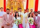 GÊMEOS CASAM COM GÊMEAS E PADRES GÊMEOS CELEBRAM MATRIMÓNIO