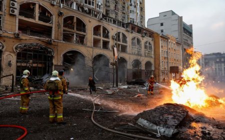 ATAQUE RUSSO EM KIEV MATA 17 PESSOAS E DEIXA DEZENAS DE FERIDOS