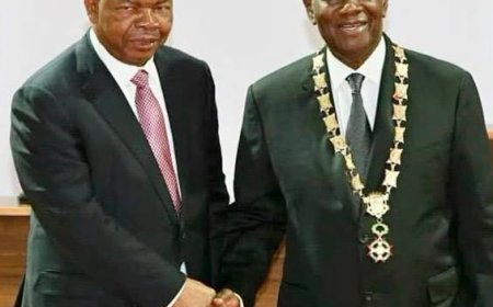 PRESIDENTE DA REPÚBLICA FELICITA POVO DA CÔTE D’IVOIRE PELOS 66 ANOS DE INDEPENDÊNCIA