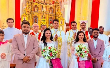 GÊMEOS CASAM COM GÊMEAS E PADRES GÊMEOS CELEBRAM MATRIMÓNIO