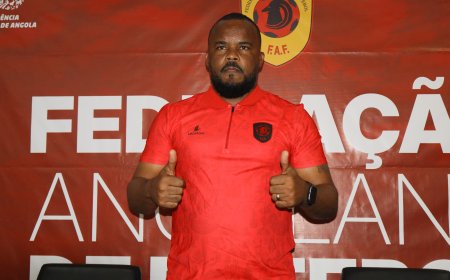 FLÁVIO AMADO ASSUME COMANDO DOS PALAQUINHAS COM META DE LEVAR ANGOLA AO CAN SUB-20